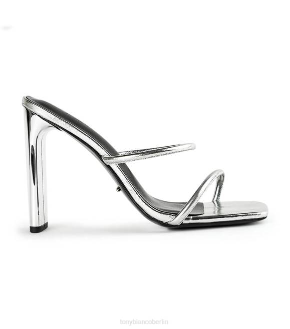 Brautschuhe| de Tony Bianco Frauen Florence-Heels Silberfolie 4624354